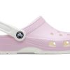Saboți Crocs (GS) Classic „Pink White” 209161-6S0