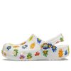Saboți Crocs (GS) Classic Seasonal Print „White Multi” 207345-94S