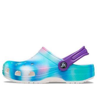 Saboți Crocs (GS) Classic Solarized „Blue Green Purple” 207587-94S Saboți Crocs (GS) Classic Solarized „Blue Green Purple” 207587-94S