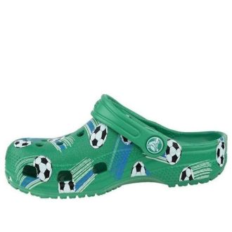 Saboți Crocs (GS) Classic Sports Ball „Green White” 206417-3TJ Saboți Crocs (GS) Classic Sports Ball „Green White” 206417-3TJ