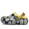 Saboți Crocs (GS) Căptușiți Vacay Vibes „Black Daisy” 207318-0ZI