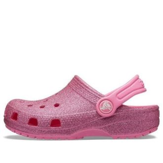 Saboți Crocs (GS) Crocband Classic Glitter „Roz” 205441-669