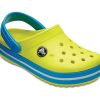 Saboți Crocs (GS) Crocband cu vârf rotund „Yellow Blue” 204537-73E