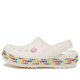 Saboți Crocs (GS) Crocband Gem Band „White Multi” 207605-100