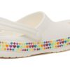 Saboți Crocs (GS) Crocband Gem Band „White Multi” 207605-100