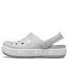Saboți Crocs (GS) Crocband Logo Mania „Grey Silver” 205992-00J