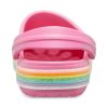 Saboți Crocs (GS) Crocband Rainbow Glitter „Roz” 206151-669
