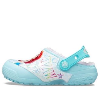 Saboți Crocs (GS) Fun Lab Disney Little Mermaid „Sky Blue White” 206281-4O9