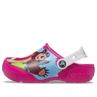 Saboți Crocs (GS) Fun Lab Masha și Ursul Patch „Candy Pink” 207079-6X0