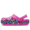 Saboți Crocs (GS) Fun Lab Multi Butterfly Band Light „Pink Blue” 206158-6QQ