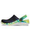Saboți Crocs (GS) LiteRide 360  Marbled „Black Green Aqua” 207668-0C4