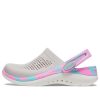 Saboți Crocs (GS) Literide 360  marmorați „Grey Pink Blue” 207668-1DU