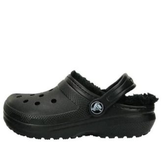 Saboți Crocs (GS) pentru copii, cu căptușeală clasică „Negru” 207010-060