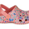 Saboți Crocs (GS) x Liberty London Classic „Pink Multi” 206514-682