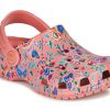 Saboți Crocs (GS) x Liberty London Classic „Pink Multi” 206514-682