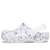 Saboți Crocs (GS) x Liberty London Classic „White Blue” 206514-100