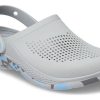 Saboți Crocs LiteRide 360  marmorați „Oxigen gri deschis” 207634-0ZU