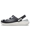 Saboți Crocs LiteRide Logo „Black White” 205554-066