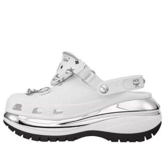 Saboți Crocs Mega Crush „White Silver” 209357-100