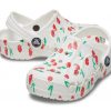 Saboți Crocs (PS) Baya Graphic „White Cherry” 207017-1F6