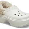 Saboți Crocs Stomp Lined „Albi” 208546-160