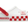 Saboți Crocs Toy Story Pizza Planet Off Court „White Red” 209816-100