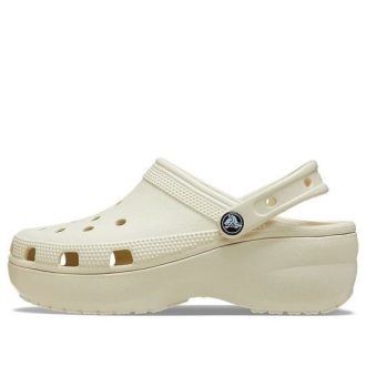 Saboți Crocs (WMNS) Classic „Bone White” 206750-2Y2