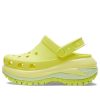 Saboți Crocs (WMNS) Classic Crush „Verde fluorescent” 207988-76M