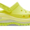 Saboți Crocs (WMNS) Classic Crush „Verde fluorescent” 207988-76M