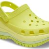 Saboți Crocs (WMNS) Classic Crush „Verde fluorescent” 207988-76M