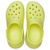 Saboți Crocs (WMNS) Classic Crush „Verde fluorescent” 207988-76M