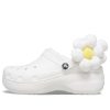 Saboți Crocs (WMNS) Classic Flower „Albi” 209236-90H