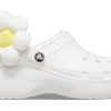 Saboți Crocs (WMNS) Classic Flower „Albi” 209236-90H