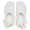 Saboți Crocs (WMNS) Classic Flower „Albi” 209236-90H