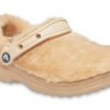 Saboți Crocs (WMNS) Classic Fur Sure „Chai” 207303-212