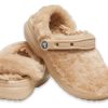 Saboți Crocs (WMNS) Classic Fur Sure „Chai” 207303-212