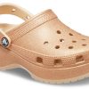 Saboți Crocs (WMNS) Classic Glitter „Orange” 207241-2DS