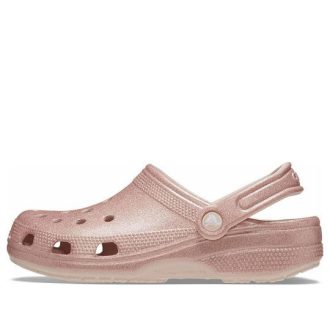 Saboți Crocs (WMNS) Classic Glitter „Roz” 205942-6WV