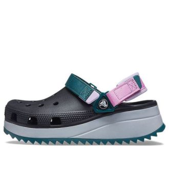 Saboți Crocs (WMNS) Classic Hiker Clog „Black Gey Teal” 206772-988