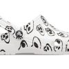 Saboți Crocs (WMNS) Classic Skull Print „White Black” 208993-103