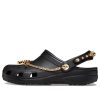 Saboți Crocs (WMNS) Classic Tiara „Black Gold” 209684-001