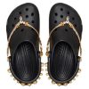 Saboți Crocs (WMNS) Classic Tiara „Black Gold” 209684-001