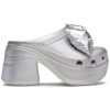 Saboți Crocs (WMNS) Siren Metallic Bow „Silver” 210050-0P1 Saboți Crocs (WMNS) Siren Metallic Bow „Silver” 210050-0P1