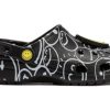 Saboți Crocs (WMNS) Smiley World Classic „Black White Yellow” 873137