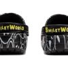 Saboți Crocs (WMNS) Smiley World Classic „Black White Yellow” 873137