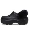 Saboți Crocs (WMNS) Stomp căptușiți „negri” 208546-001