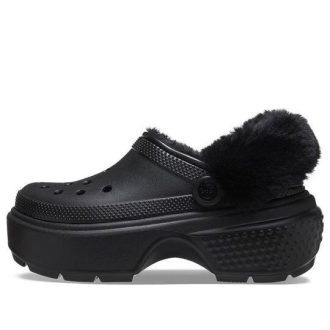 Saboți Crocs (WMNS) Stomp căptușiți „negri” 208546-001