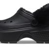 Saboți Crocs (WMNS) Stomp căptușiți „negri” 208546-001