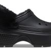 Saboți Crocs (WMNS) Stomp căptușiți „negri” 208546-001