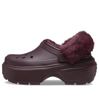 Saboți Crocs (WMNS) Stomp „Dark Cherry” 208546-6WD